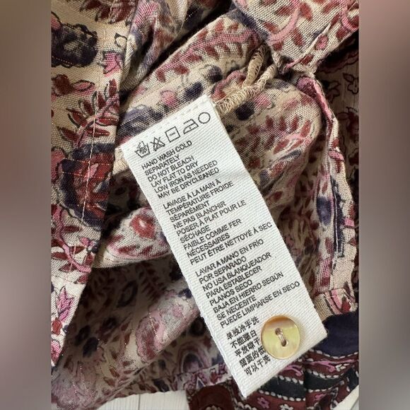 Cleobella Samara Ruffle Blouse Top - Organic Cotton - Picture 9 of 11